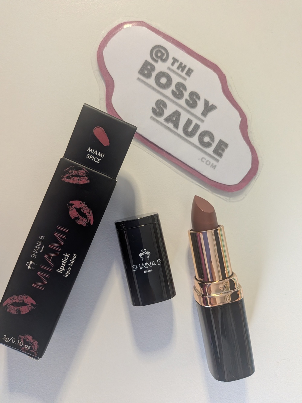 🌸 Shaina B Miami Ultimate Hydration Lipstick Miami Spice Nude NWT